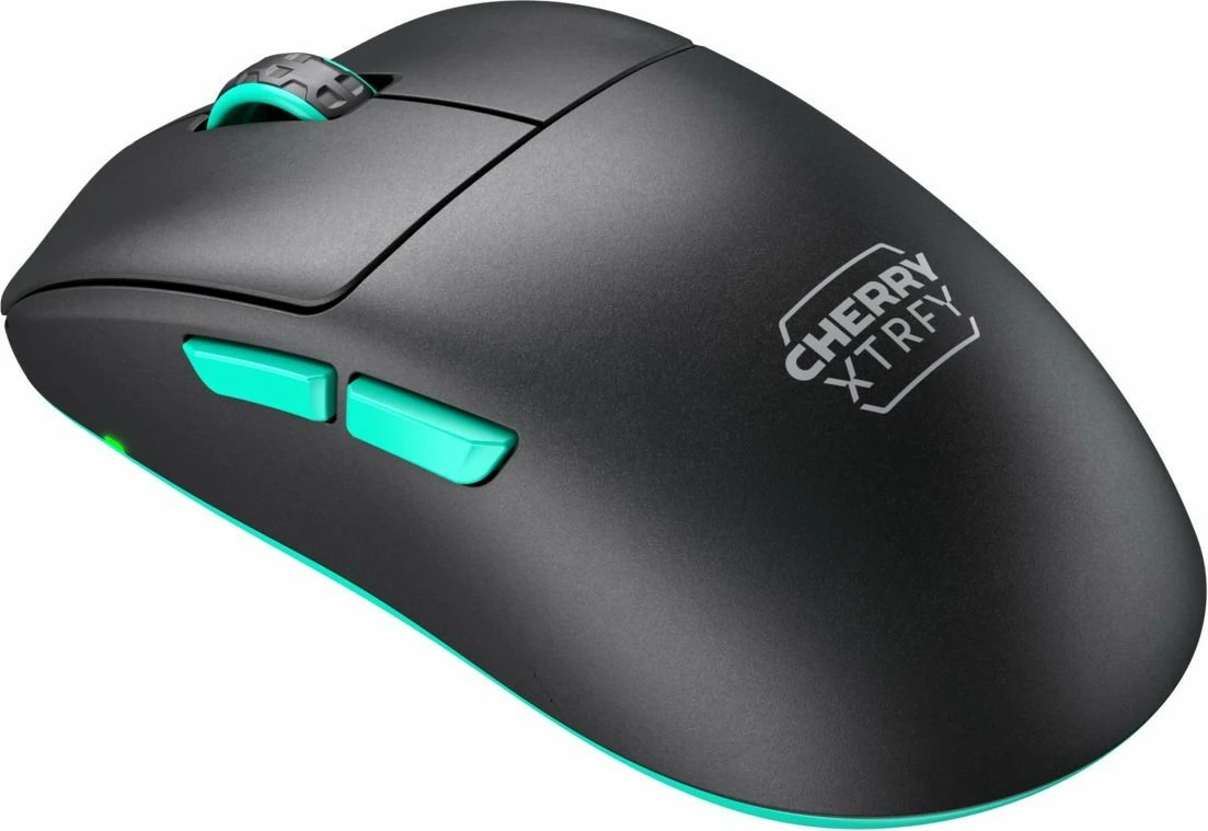 Gaming miš XTRFY CHERRY M68 Wireless, 26000 DPI, črna, turkizna