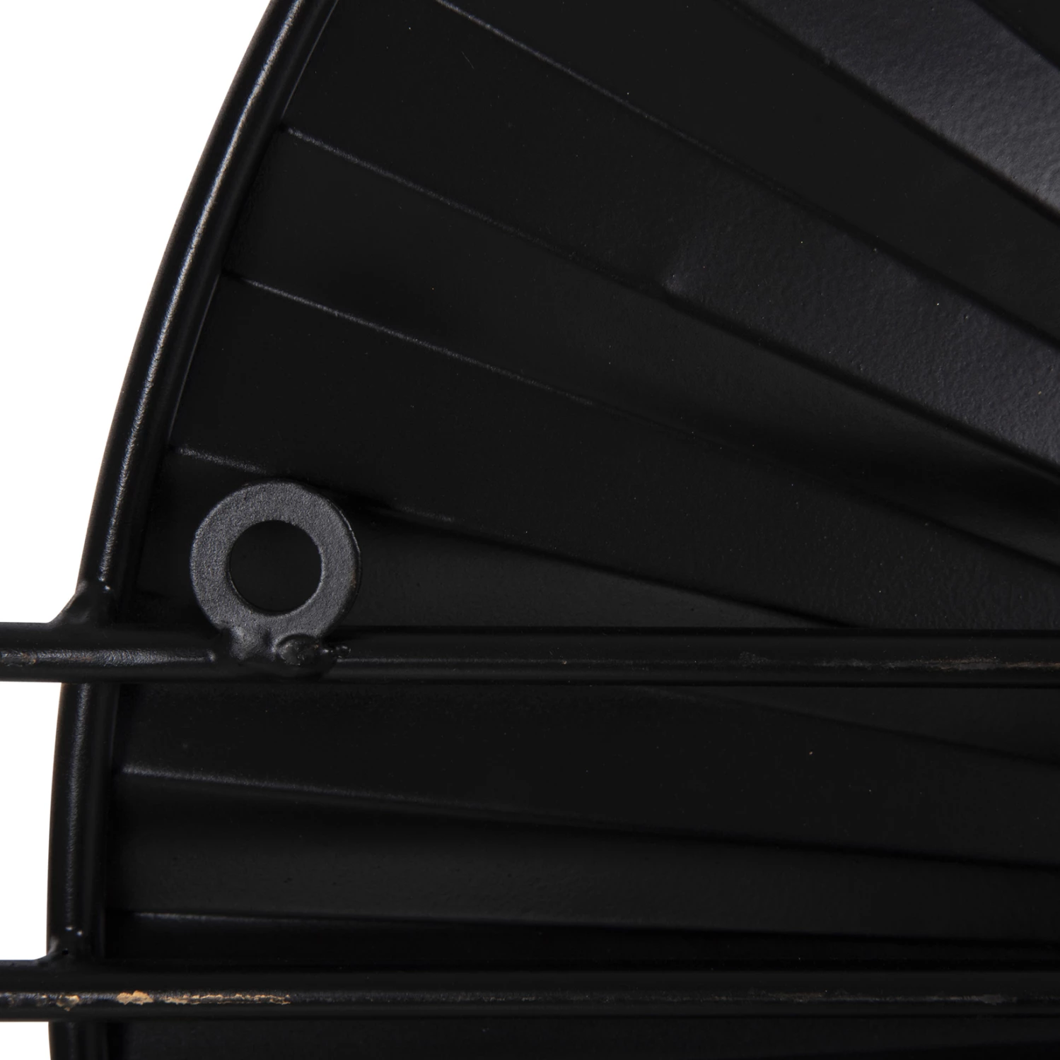 Stenska ura FH4212 kovinska v beli barvi s črnimi kazalci 116x7x50,5Hcm