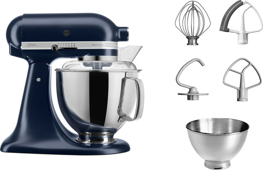 Stojni mešalnik 4,8 L, 300 W, modra - KitchenAid Artisan 5KSM175PSEIB