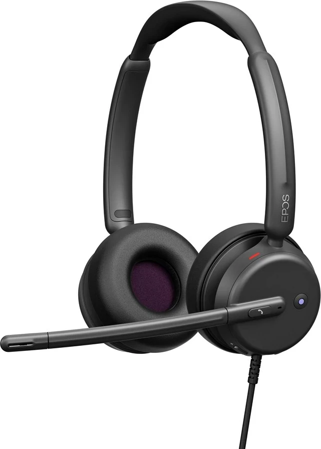 Slušalke IMPACT 460T, EPOS, USB-C + USB-A adapter, črne