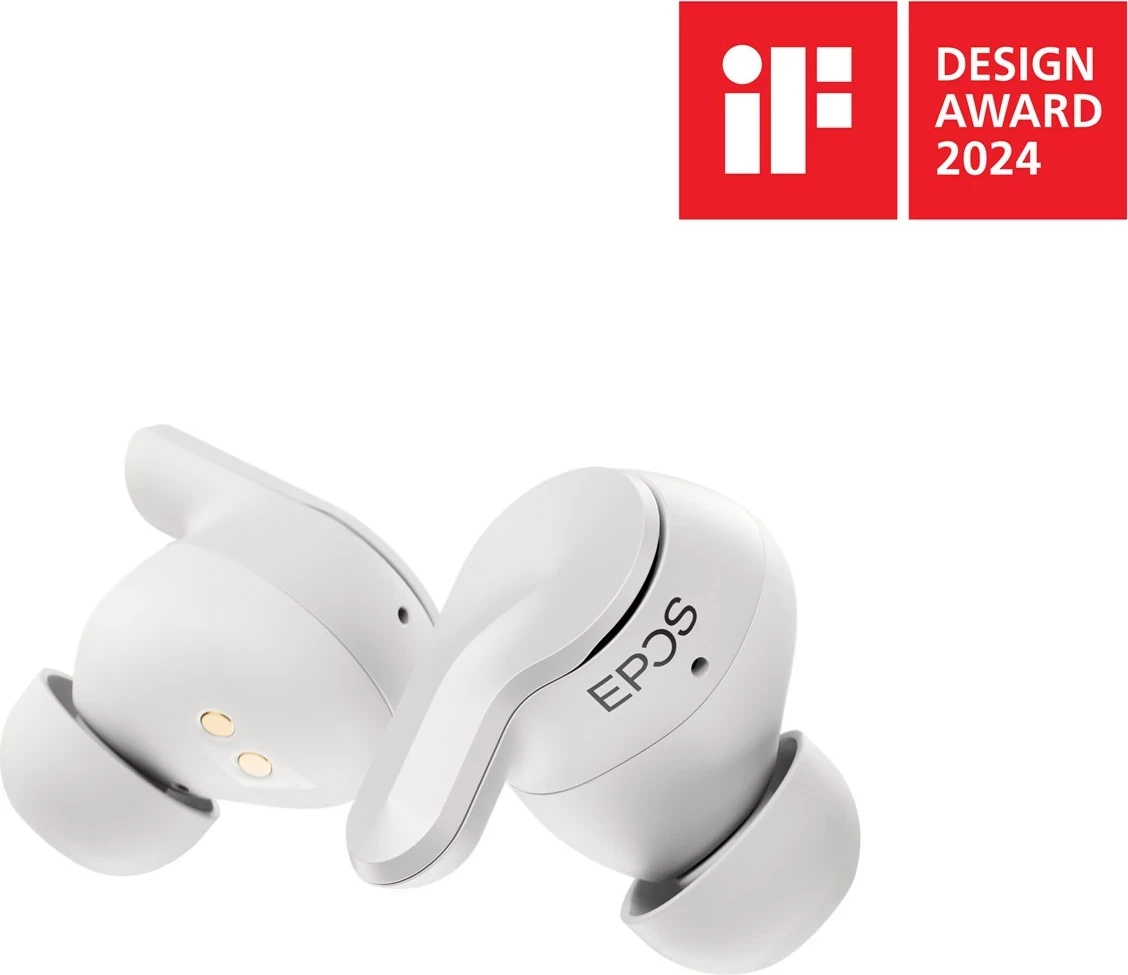Brezžične slušalke EPOS ADAPT E1TWS, True Wireless, Bluetooth 5.3, bele