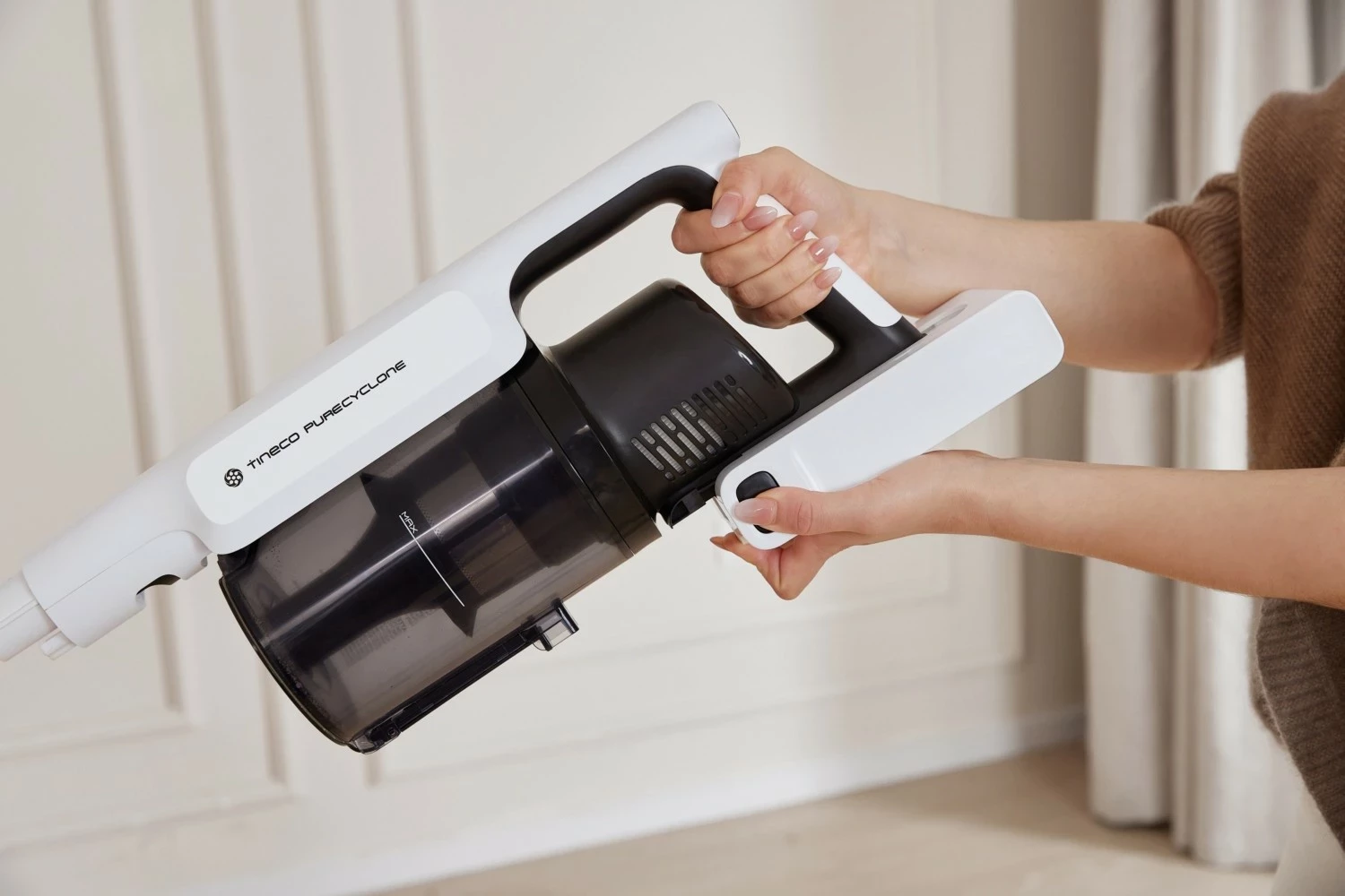 Brezžični sesalnik Tineco A30S PLUS, bel-siv