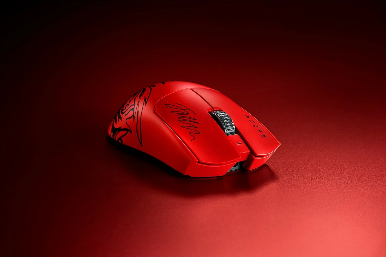 Miška Razer Viper V3 Pro Faker Edition, brezžična, 35000 DPI, rdeča