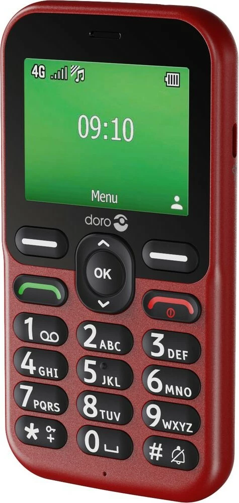 Pametni telefon Doro Leva E10 LTE, rdeč