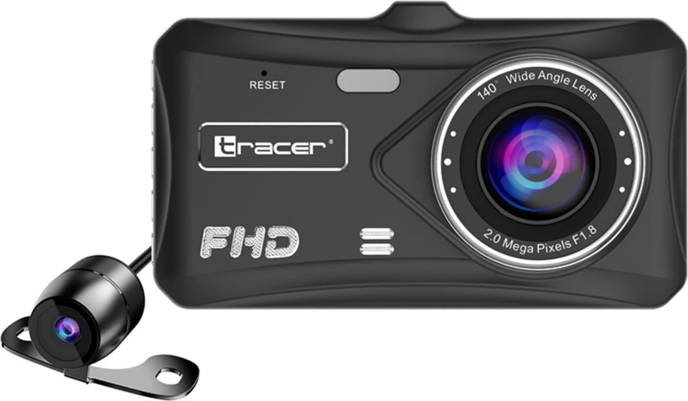 Avtomobilska kamera Tracer 4TS, 4", Full HD, črna