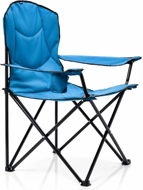 Zložljiv turistični stol Meteor, unisex, moder