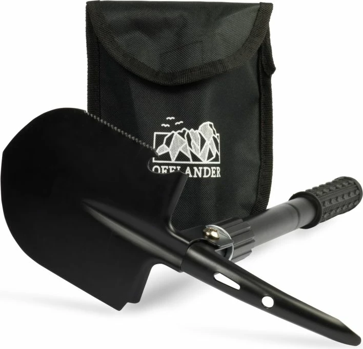 Zložljiva lopata 4‑v‑1 Offlander za turizem in aktivnosti v naravi