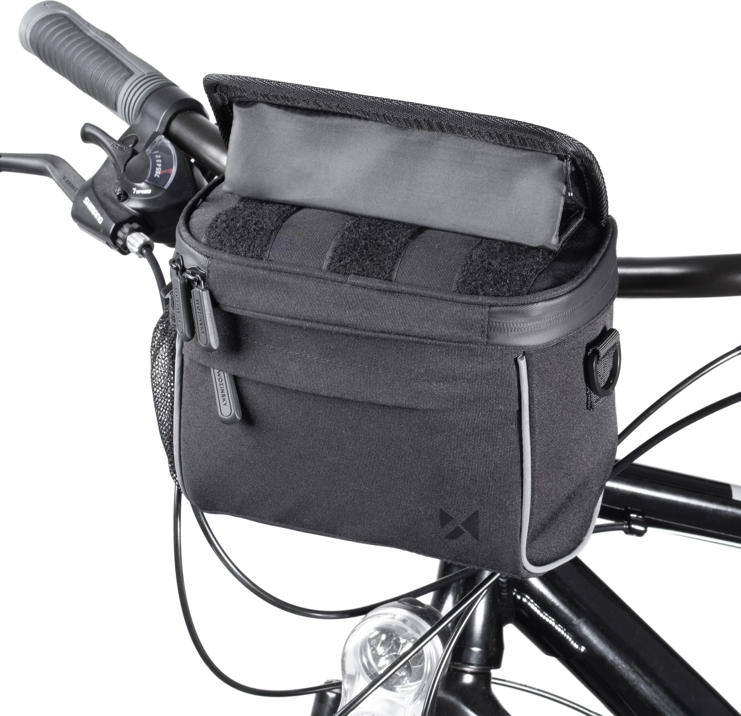Torba za krmilo/ramenska torba za kolo Wozinsky WBHBB-01, 4 L, črna