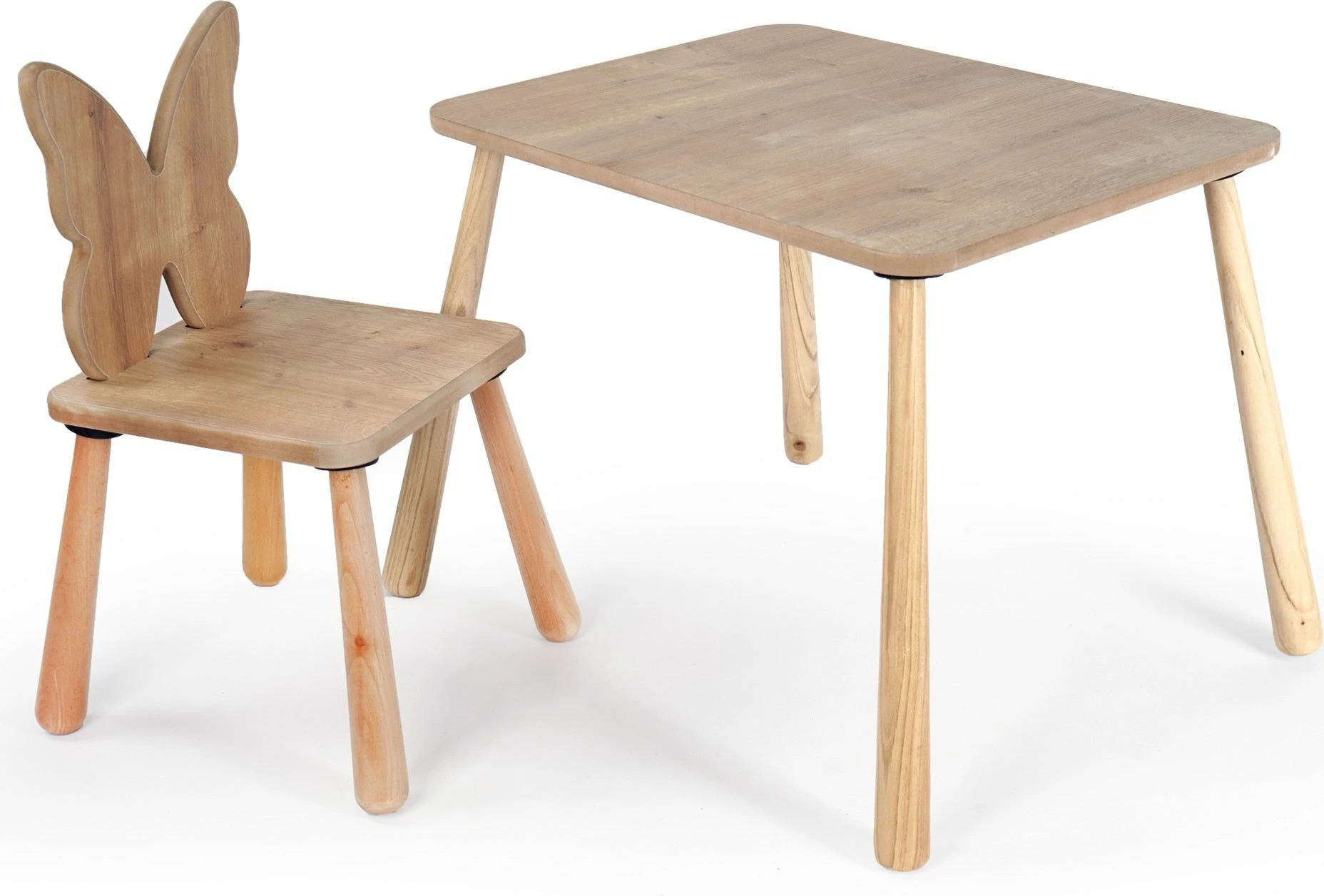 Set miz za otroke Skye Decor BLTYZ-AKTV062, hrast, 11 kosov