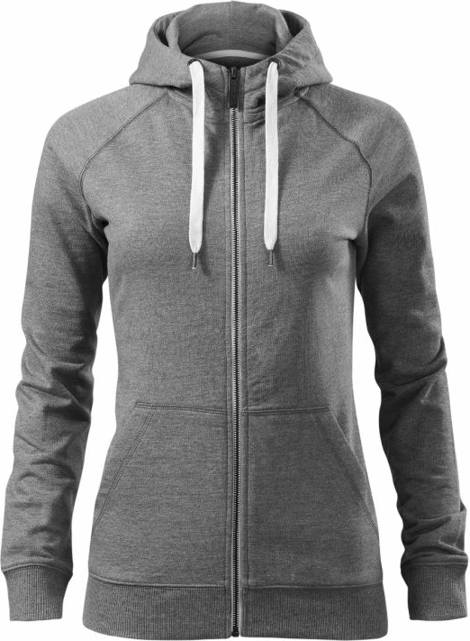 Duks s kapuco Malfini za ženske, siva