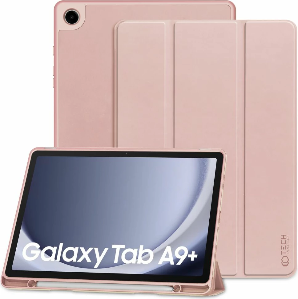 Ovitek za Samsung Galaxy Tab A9+ 11" Tech-Protect SC Pen X210/X215/X216, rožnat