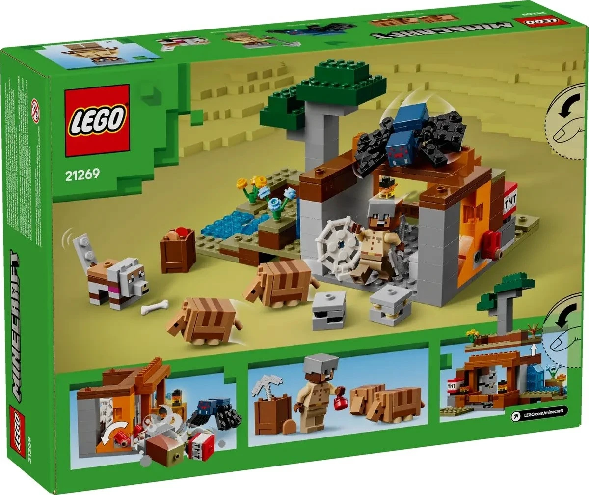 Set Minecraft The Armadillo Mine Expedition, Lego 21269