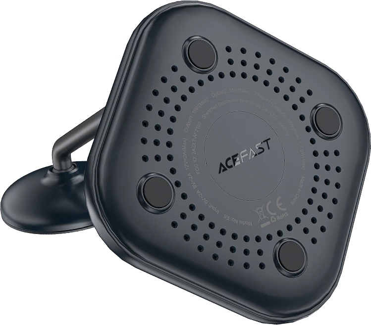 Brezžični polnilec Acefast E6, 15 W, MagSafe, za iPhone in AirPods, siv