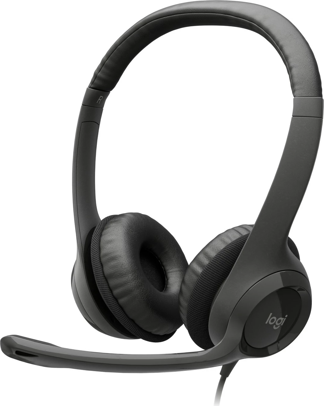 Logitech H390 slušalke, črne