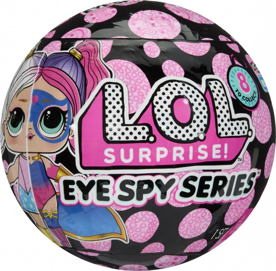 Presenečevalna igrača L.O.L. Surprise Eye Spy Mix lutka, MGA, 542629-EUC, plastika, za deklice, različne barve