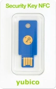 Varnostni ključ NFC Yubico, moder