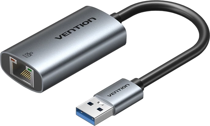 USB-A na Gigabit Ethernet adapter Vention CEZHB, 0,15 m, siv
