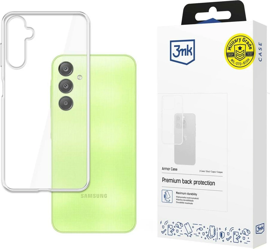 Prozoren ovitek za telefon 3mk Armor Case za Samsung Galaxy A15 5G