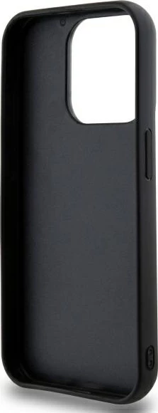 Prešit ovitek za telefon z logotipom DKNY za iPhone 15 Pro Max, črn