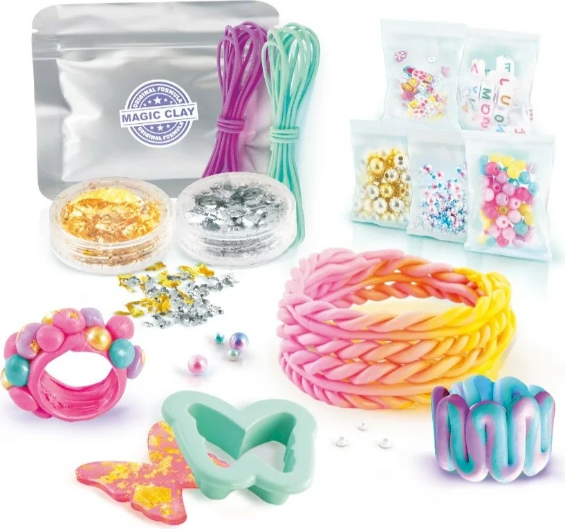 Dodatni ustvarjalni komplet za izdelavo nakita, Epee Project Glam Bizu Workshop EP60470, več kot 10 projektov, več kot 100 okraskov, večbarven