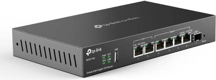 Profesionalen usmerjevalnik TP-LINK ER707-M2 Omada Multi-Gigabit VPN, črn