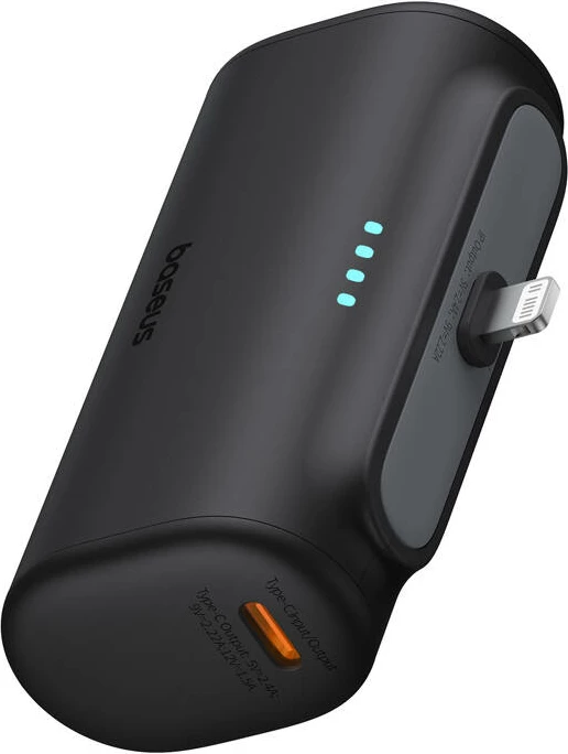 Powerbank 5000 mAh 20 W, Baseus Compact IP, črn