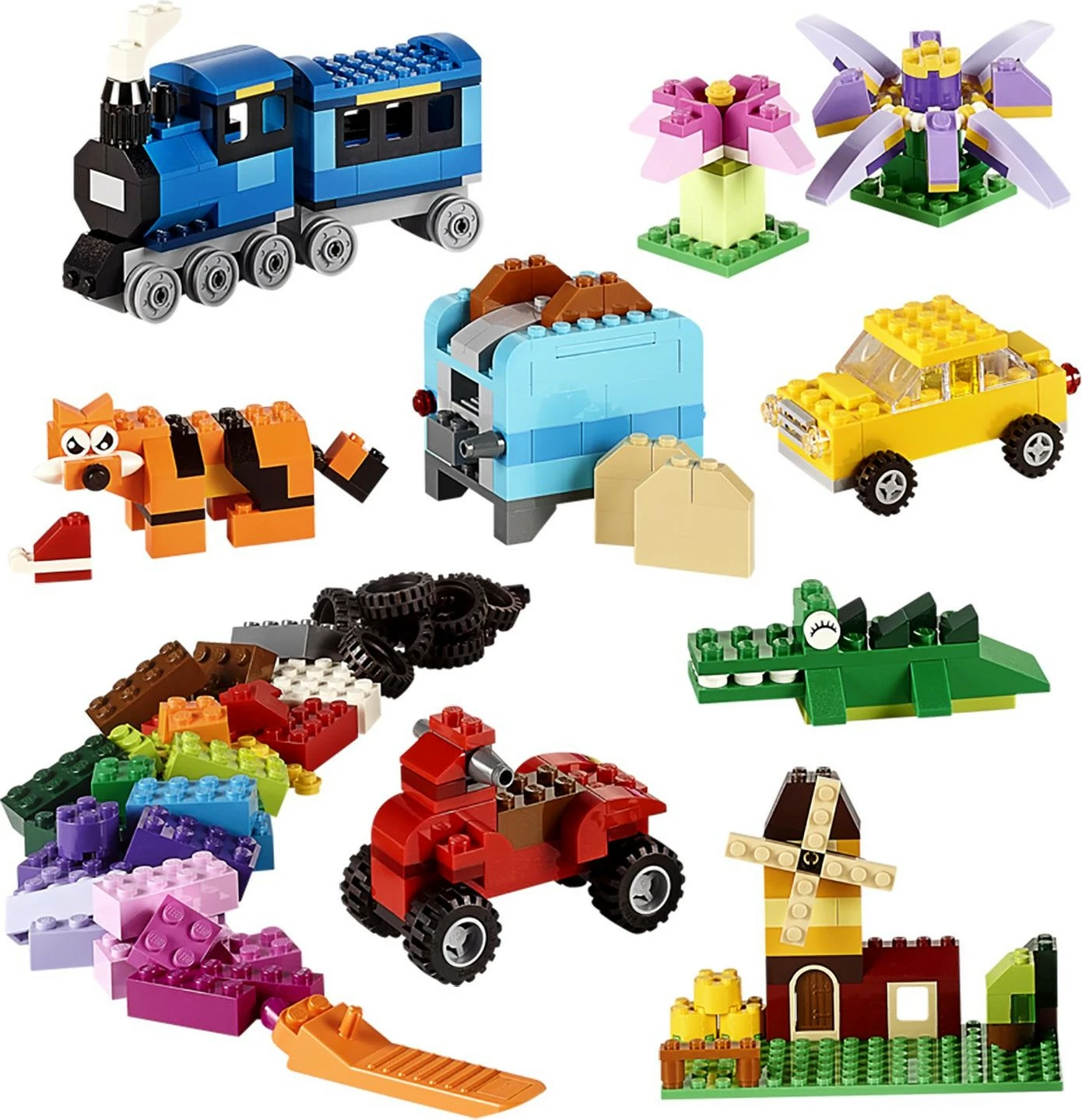 Sestavljivi set LEGO Classic Medium Creative Brick Box 10696, 484 kosi, večbarven