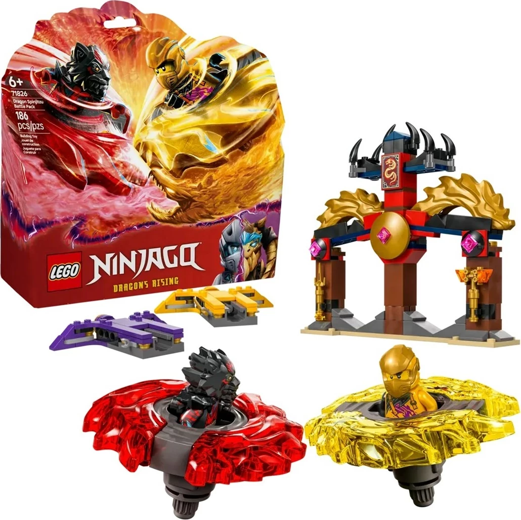 Igralni set LEGO NINJAGO 71826 Dragon Spinjitzu Battle Pack