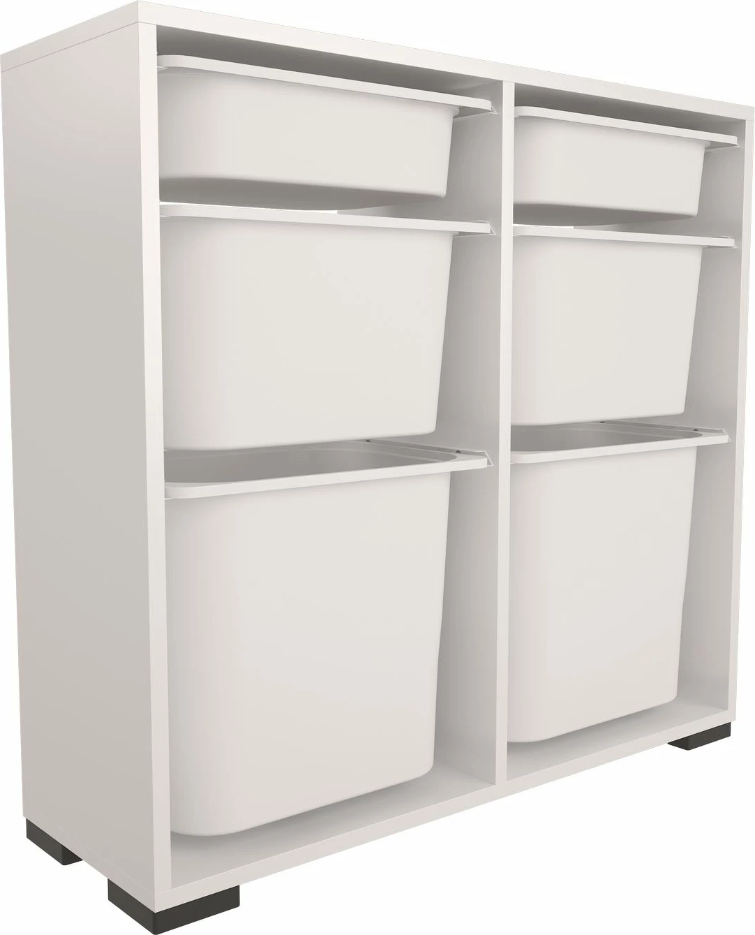 Večnamenska omara Carla, bela