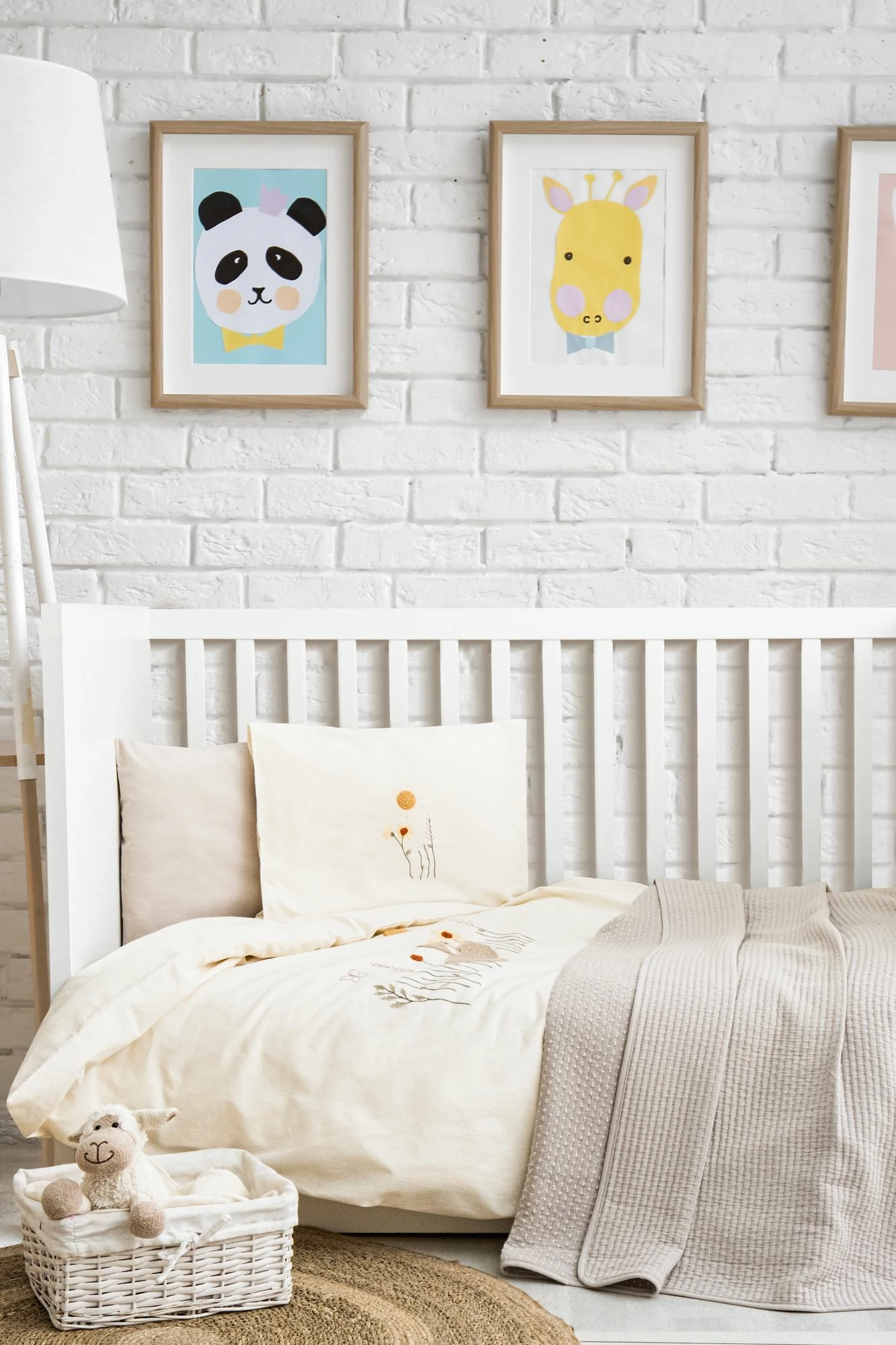 Otroški komplet posteljnine, bež, L'essentiel Little Sheep