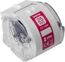 Rola nalepk 25 mm x 5 m, Brother CZ-1004