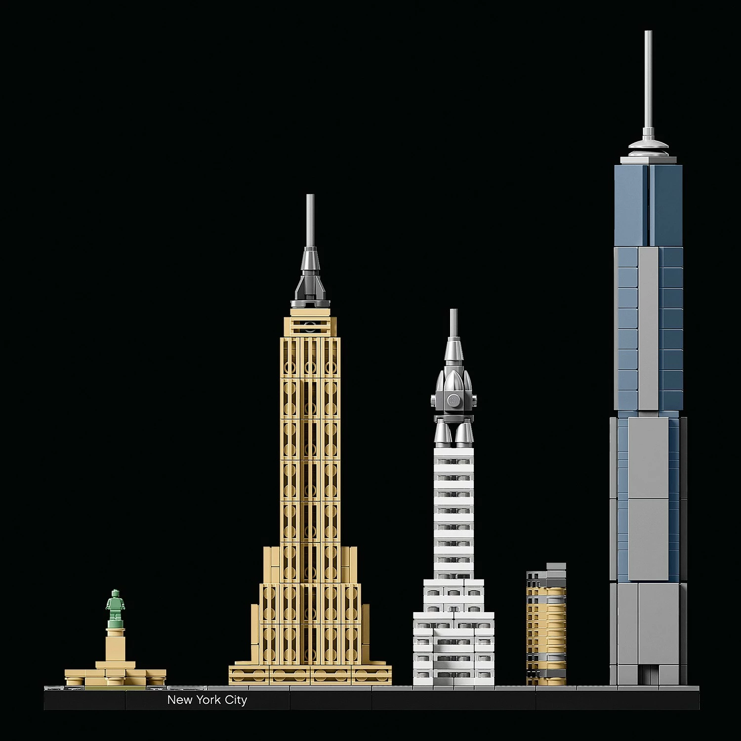 Model New York City (LEGO Architecture) 21028, 598 kosov, večbarven