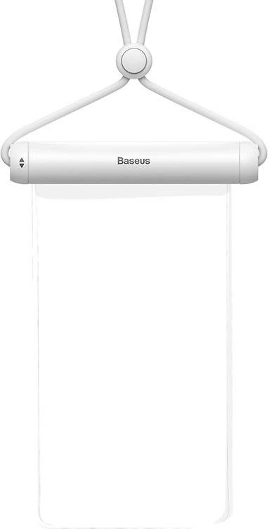 Vodoodporen ovitek za pametni telefon, Baseus FMYT000002, do 7,2 in, bel