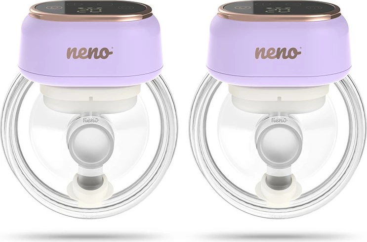 Elektronska prsna črpalka, neno Sole Twin, brezžična, LCD zaslon, komplet 2 kosa