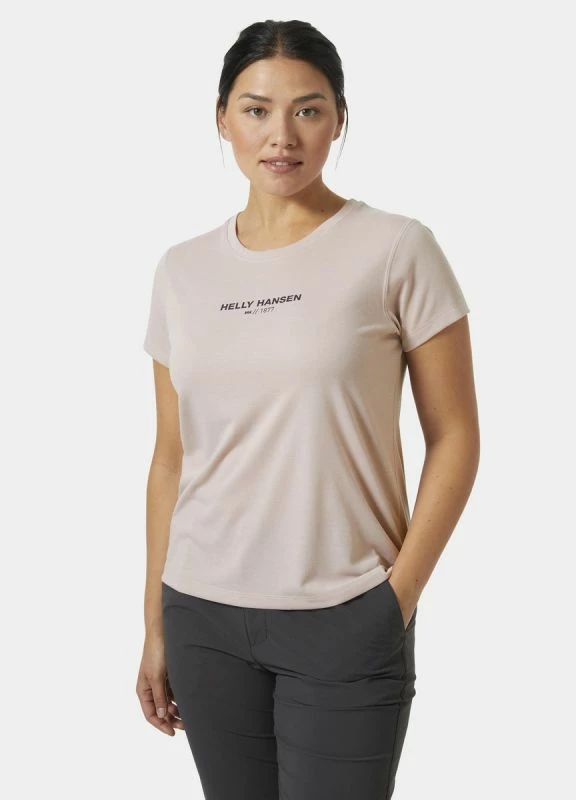 Ženska majica Helly Hansen, krem