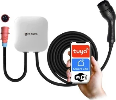 Električni polnilnik za avtomobile DEFENZO WALLBOX HOME AC11 SMART, 11 kW, Type 2, bel