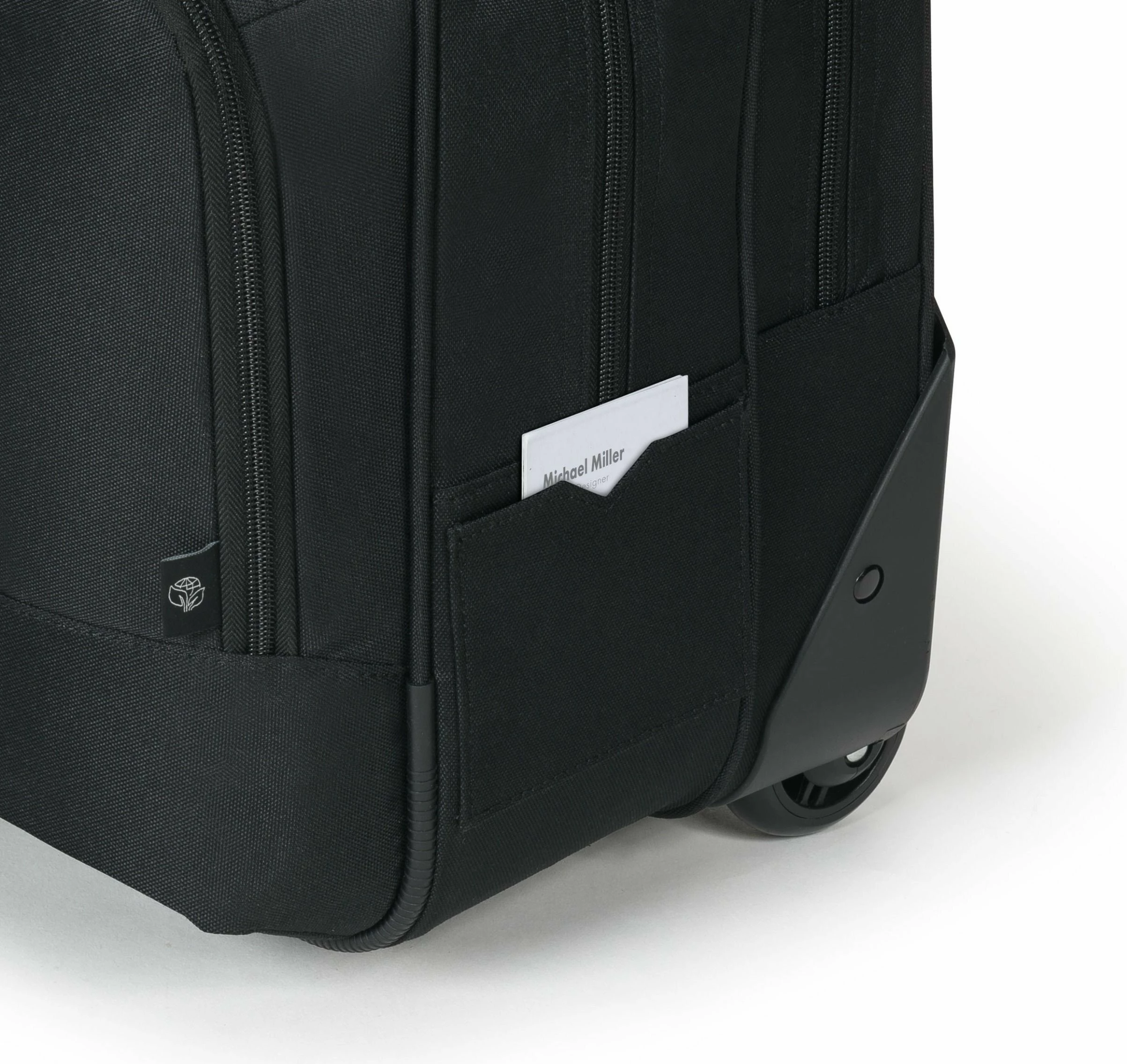 Potovalna torba za prenosnik z kolesi DICOTA Eco Top Traveller BASE 13-16, črna