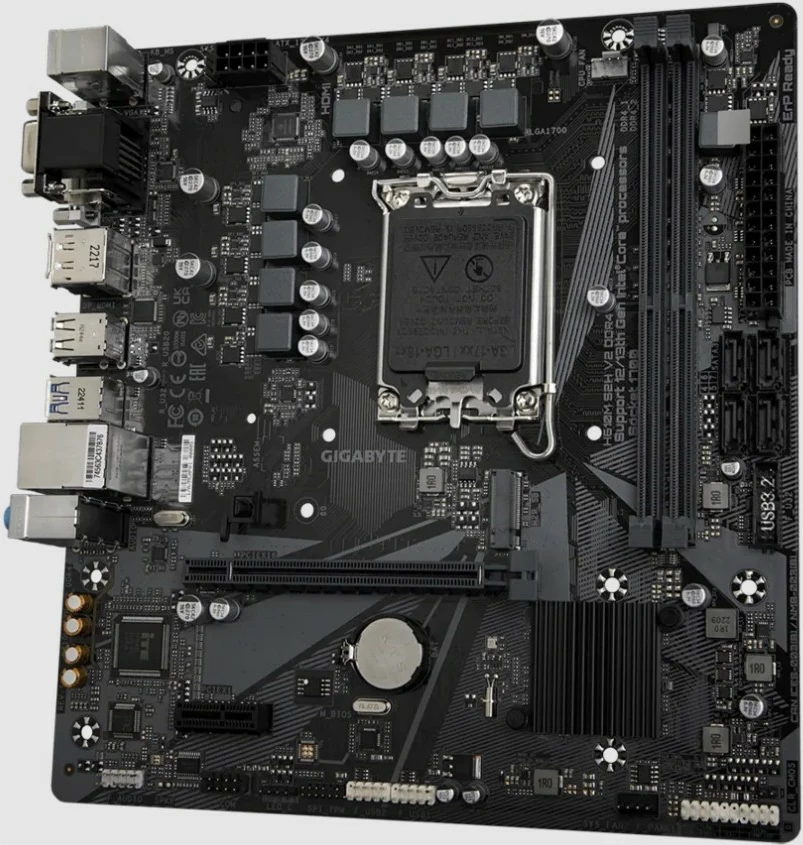 Matična plošča Gigabyte H610M S2H V2 DDR4, LGA 1700, 64 GB