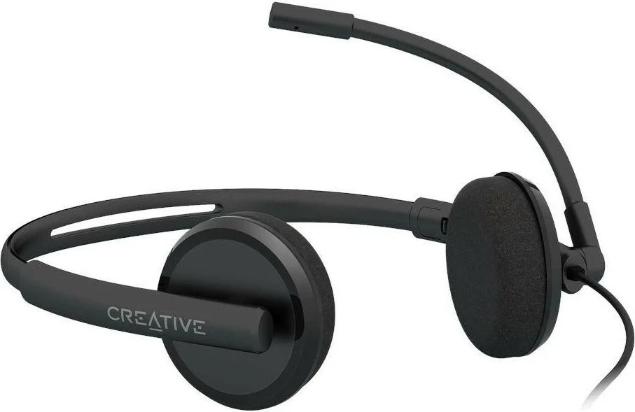 On-ear slušalke USB 2.0, črne, Creative HS230