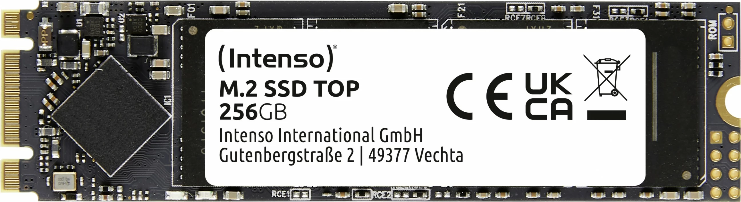 SSD M.2 256 GB, antracit, Intenso Top Performance