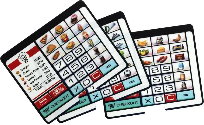 Igrača blagajna z aplikacijo Klein 7265, večbarvna, komplet dodatkov