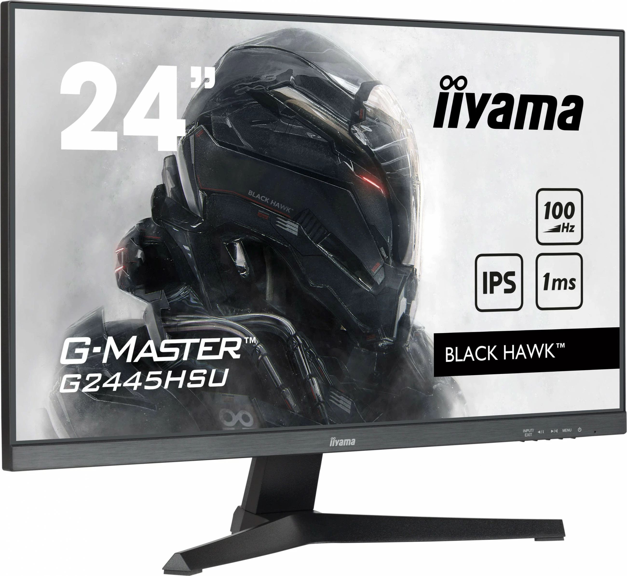 24" Full HD igralni monitor iiyama G-MASTER G2445HSU-B2, 1 ms, črn