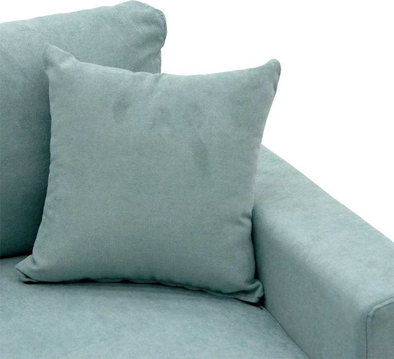 Kotna raztegljiva sedežna garnitura, obojestranska, mint zelena, 225x148x81 cm