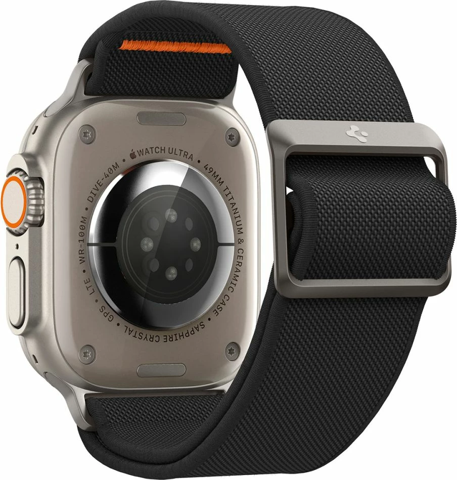 Pašček za Apple Watch Spigen Fit Lite Ultra (42/44/45/49 mm), črn
