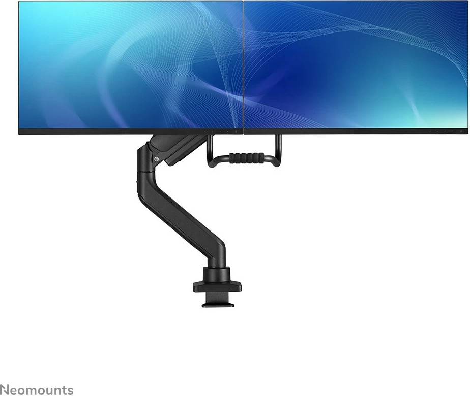 Nagibno stojalo za dva monitorja Neomounts DS75-450BL2, objemka/gnom, 8 kg, 17"-32", 100 x 100 mm, črno
