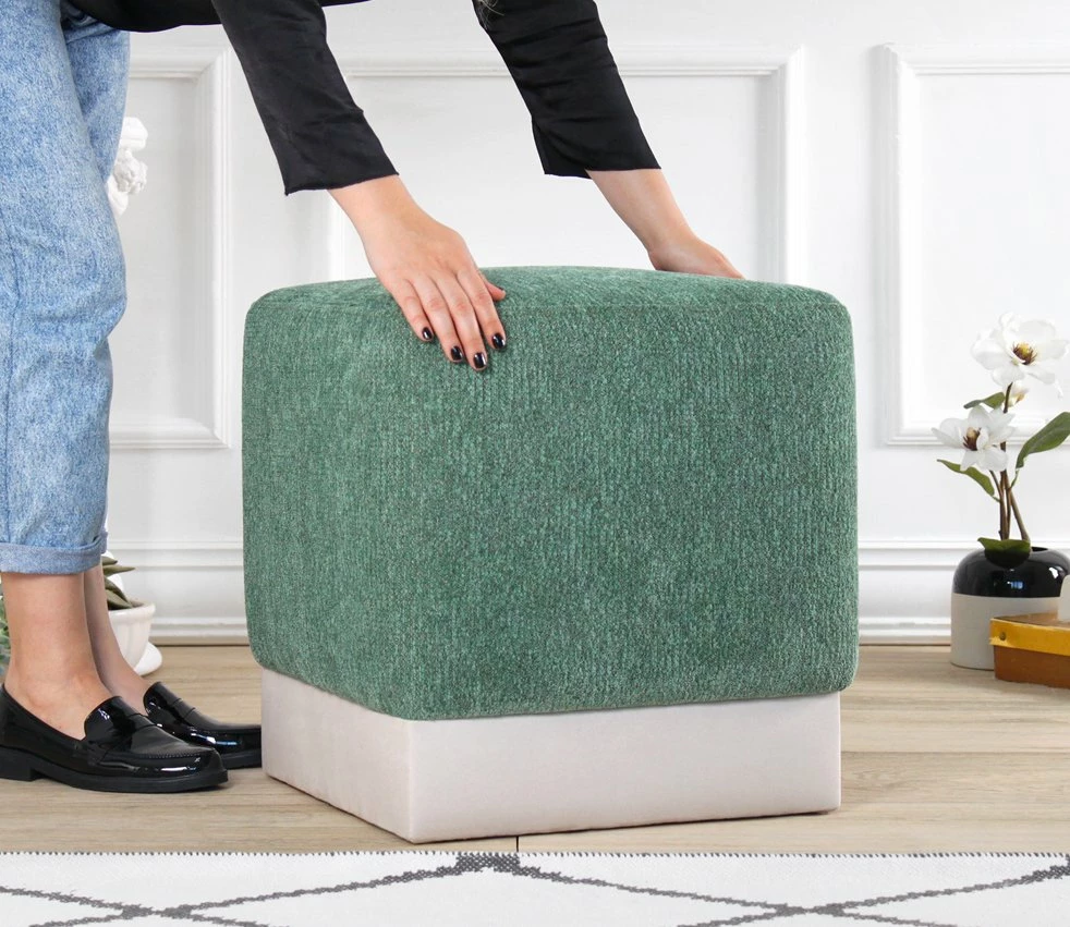 Puf Atelier del Sofa Borgot, zelen