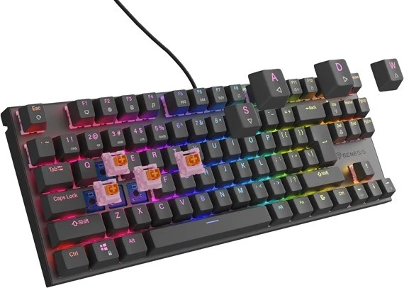 Mehanska igralna tipkovnica Genesis Thor 303 TKL, črna