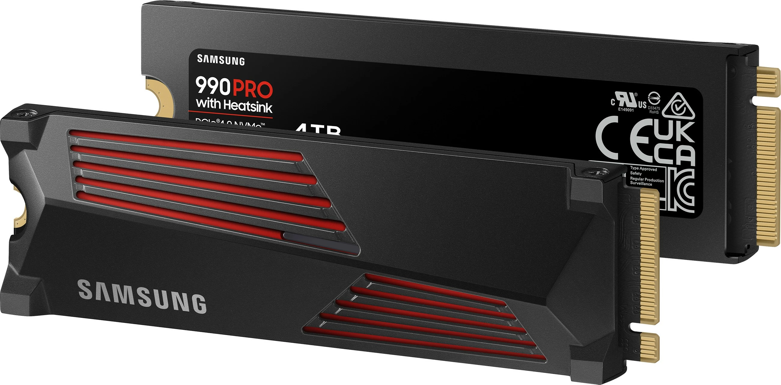 SSD visokih zmogljivosti, Samsung 990 PRO, 4 TB, M.2 2280 PCIe x4 Gen4 NVMe