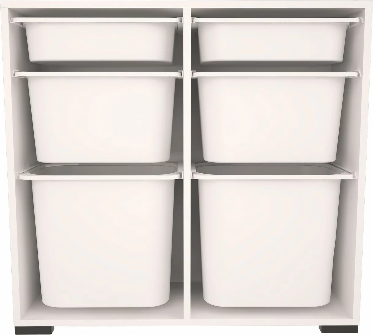 Večnamenska omara Carla, bela