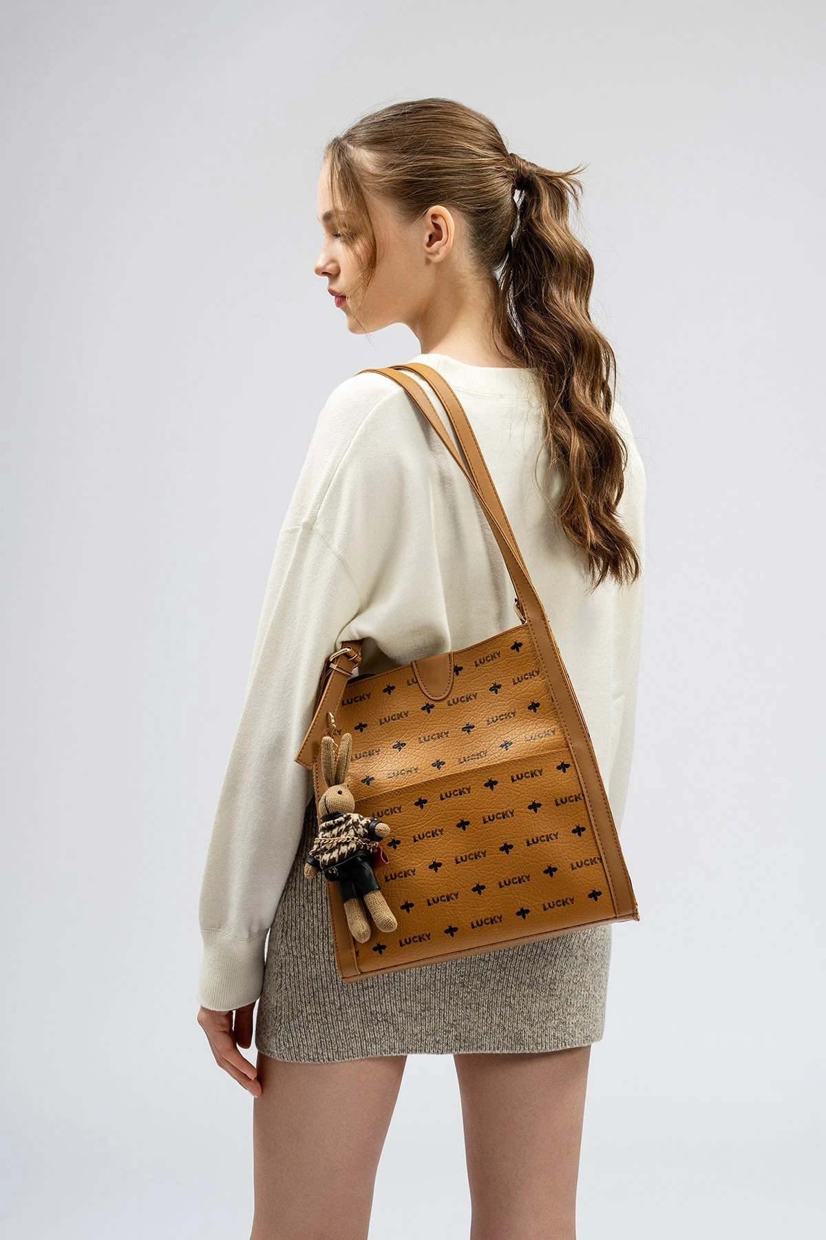 Tote torba, rumeno-mustardna Lucky Bees, 352